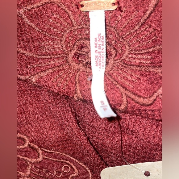 New! Free People x Revolve Colette Embroidered Eyelet Maxi Dress Cinnamon🥀 Small - Picture 16 of 16